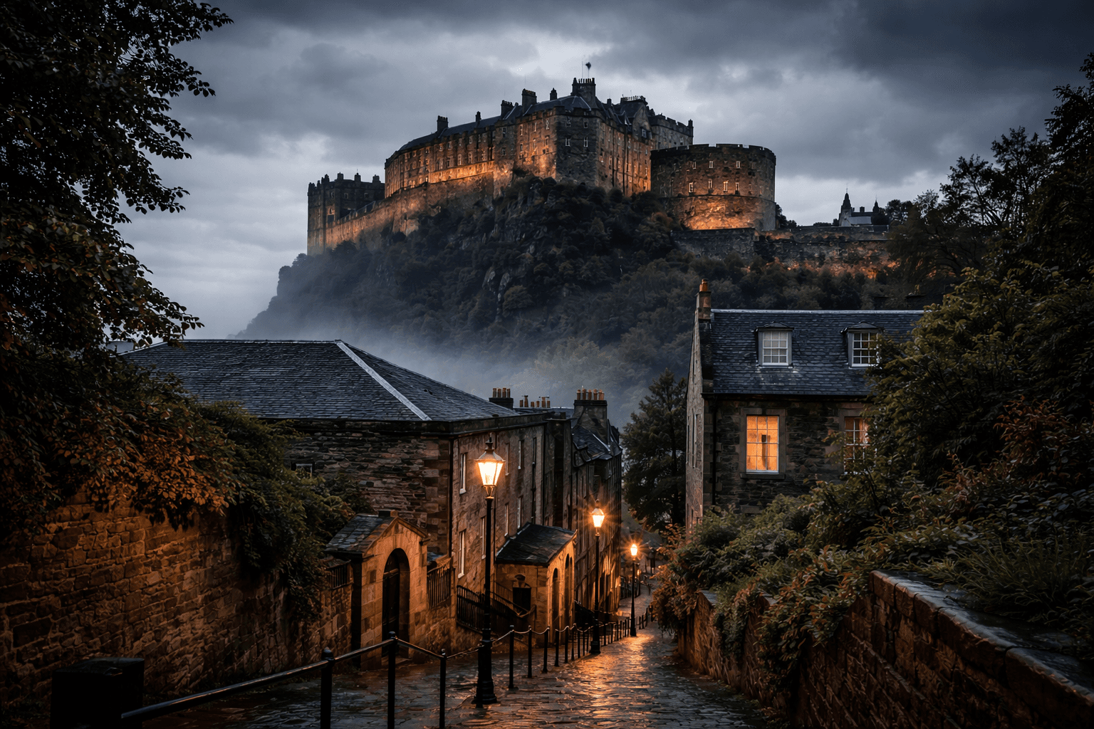 Edinburgh Kalesi ve Old Town Tarihi Sokaklar İskoçya - Gidilirmi.co Gezi Rehberi